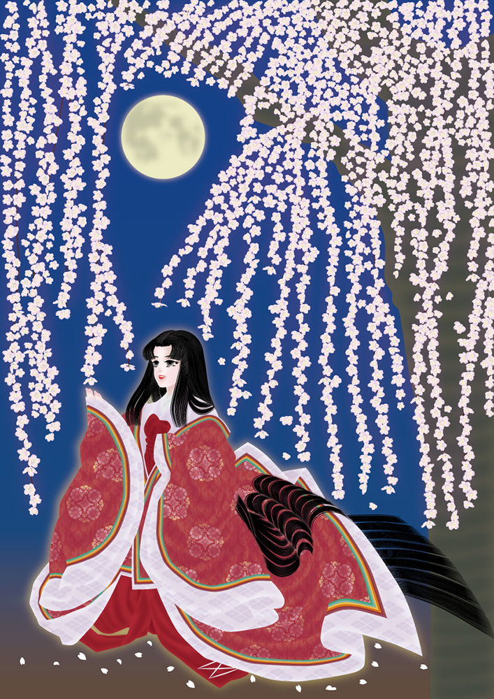 枝垂桜とかぐや姫